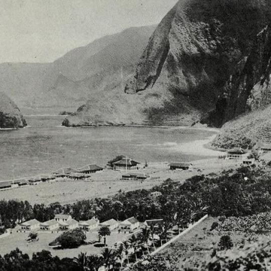 The Kalaupapa leper colony.