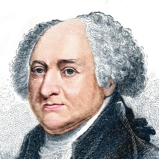 Portrait of John Adams.