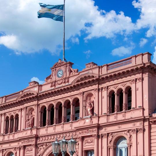 Casa Rosada, office of the president of Argentina.