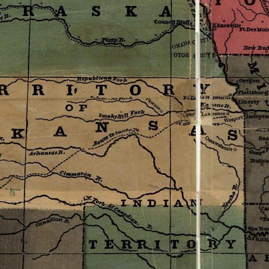 Map of the Territory of Kansas