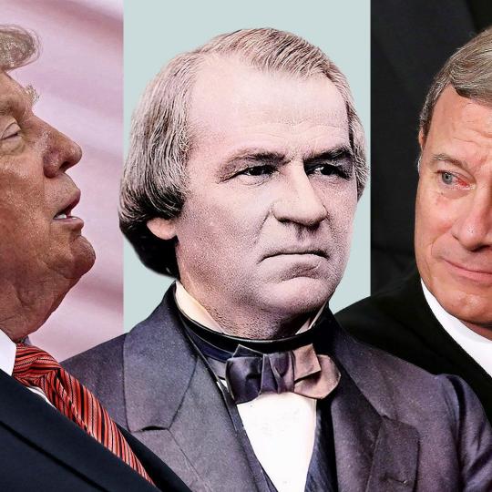 Donald Trump, Andrew Johnson, John Roberts