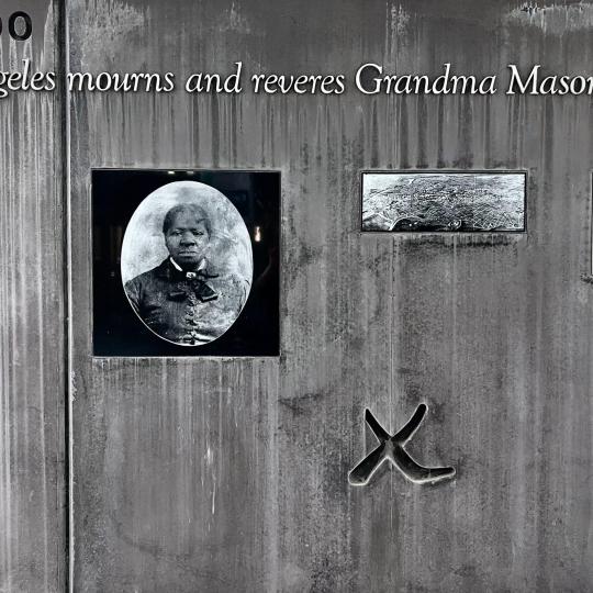 Pershing Center memorializing Biddy Mason.