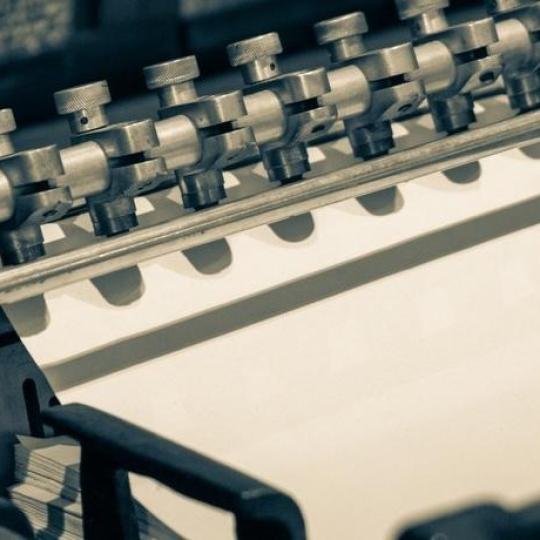 A printing press