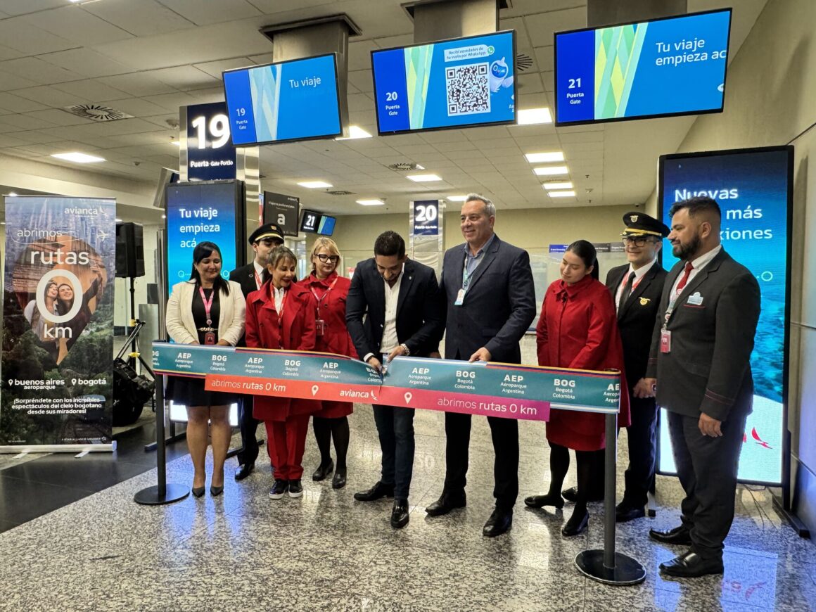 Avianca aterriza en Aeroparque para ampliar conectividad hacia Bogotá en una ruta directa con 3 frecuencias semanales 2