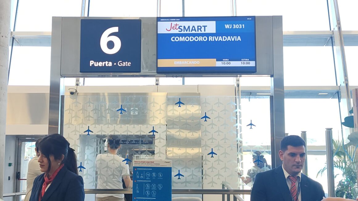 JetSMART reanuda el servicio que conecta Comodoro Rivadavia y Buenos Aires
