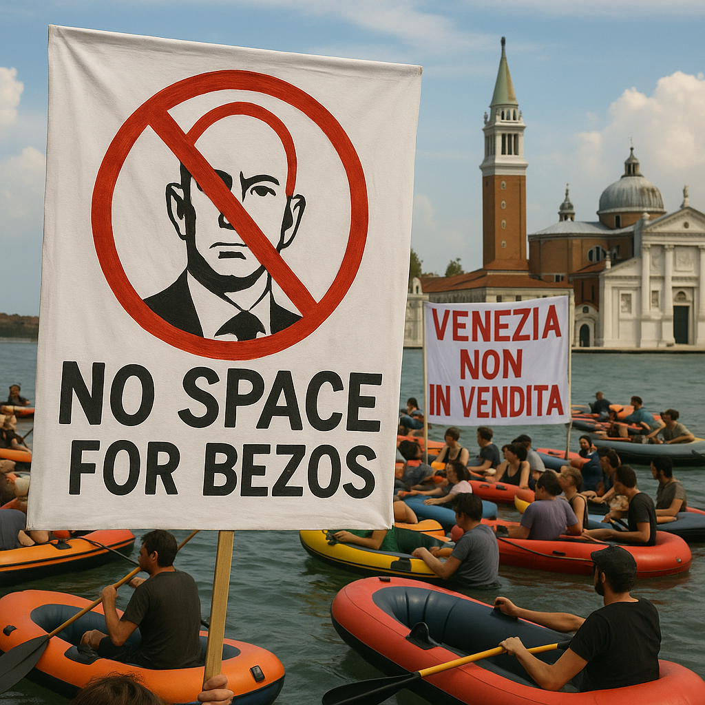 "Bloquearemos los canales!" Venecia contra la boda de Bezos y Sánchez: planean impedir su llegada a la iglesia 9