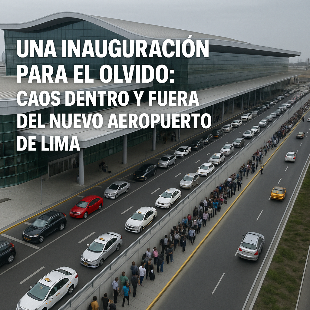 Caos en el nuevo aeropuerto de Lima: Vuelos cancelados, colas interminables y el peor error de planificación en años 9