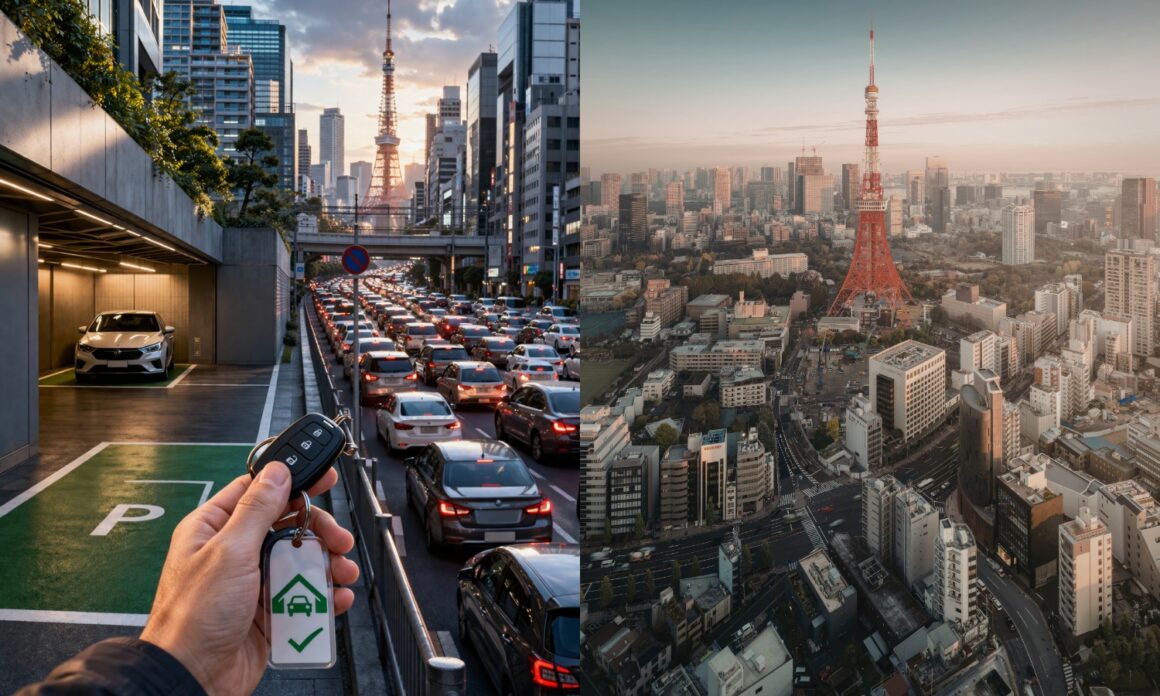 Así controla Tokio el tráfico: primero el parking, después el auto 1