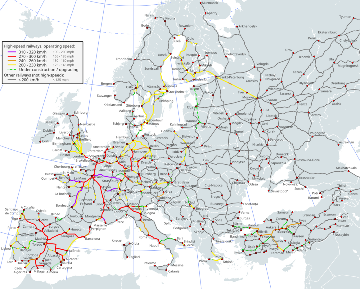 La Unión Europea quiere que viajar en tren por varios países sea tan simple como comprar un vuelo 1