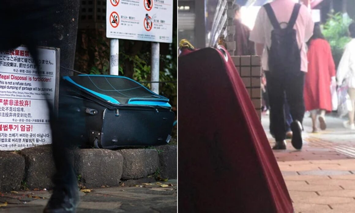 El problema de las valijas abandonadas por turistas en Japón 2