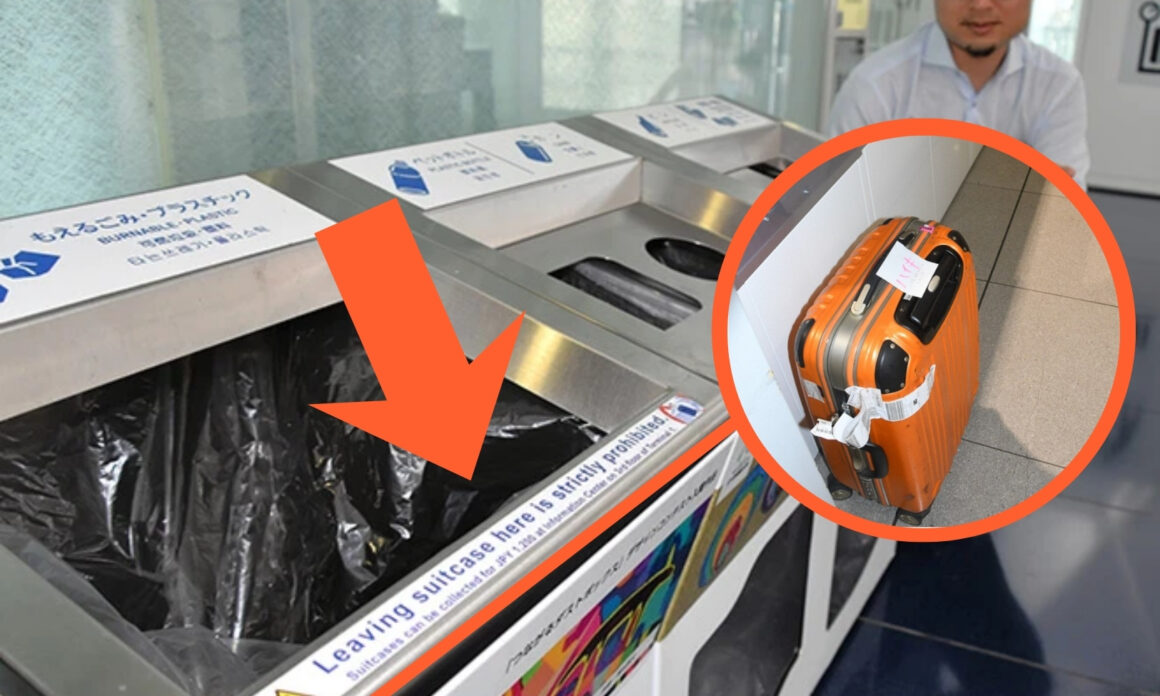 El problema de las valijas abandonadas por turistas en Japón 1