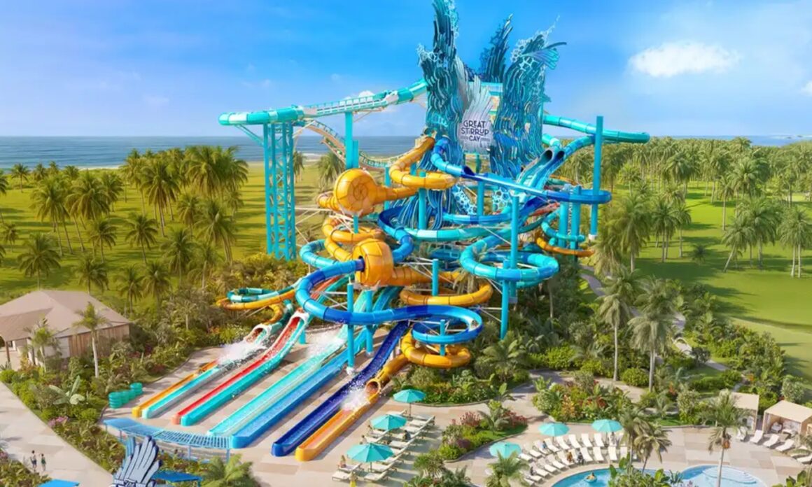 Norwegian transforma su isla privada en Bahamas con un parque acuático de 19 toboganes 2