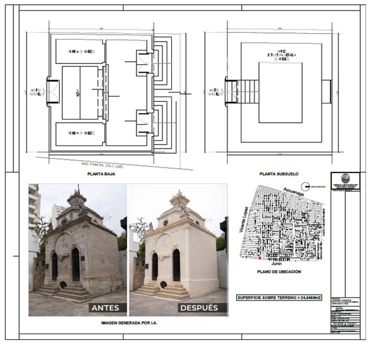 El cementerio de Recoleta utillizará una bóveda para abrir un gift shop, gastronomía y ofrecer visitas nocturnas 1