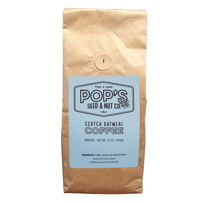 Scotch Oatmeal Flavored Coffee Byrd Seed & Nut Co. Savannah GA