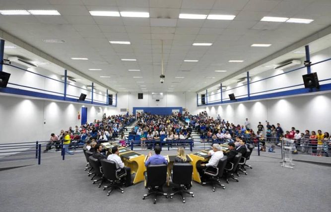 A Lei da Água mobiliza o poder público 08/04 – Campo Grande-MS, Câmara Municipal.