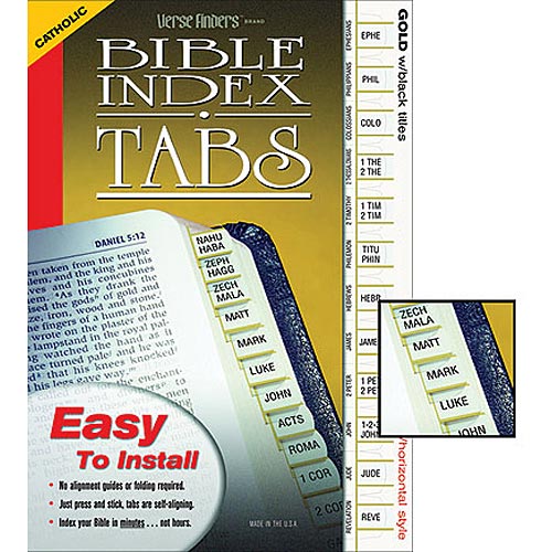 Catholic Bible Verse Finder Tabs Catholic Gifts & More