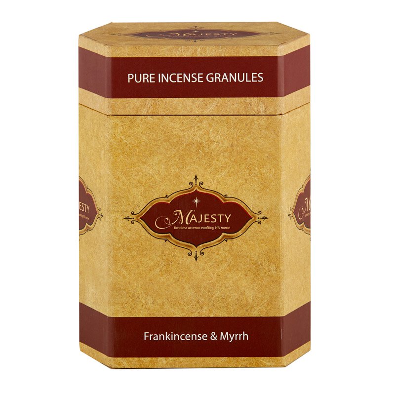 Majesty Incense 1 lb Container Frankincense & Myrrh, Candles/Incense
