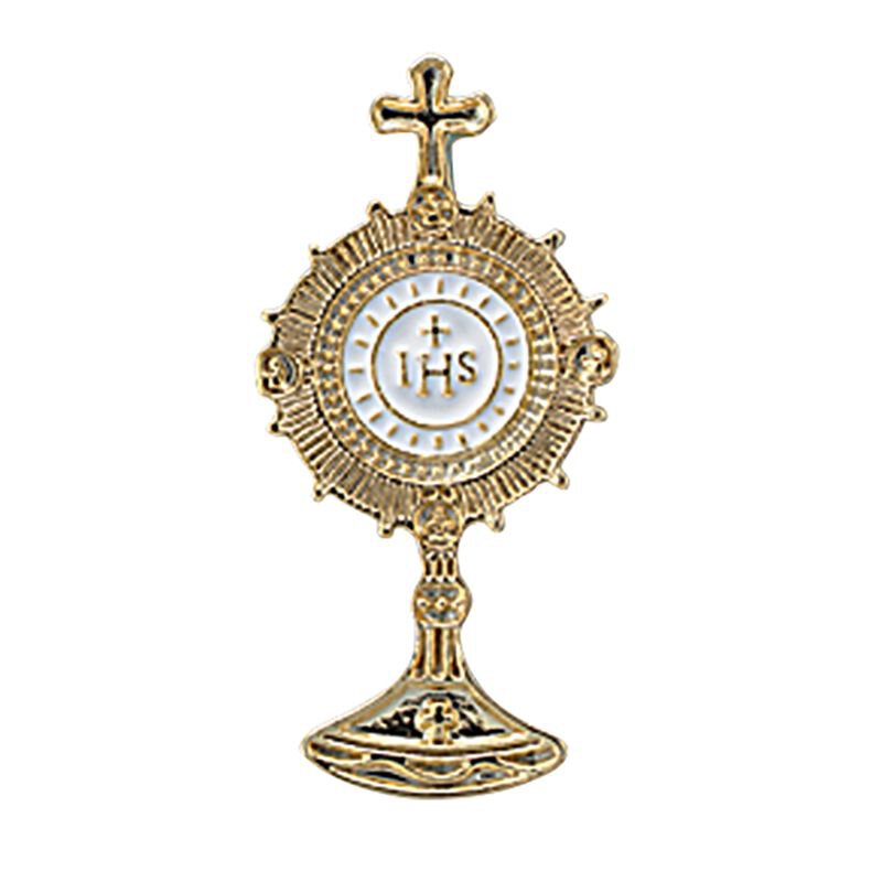 Monstrance Lapel Pins pk/25, Lapel Pins Catholic Gifts & More