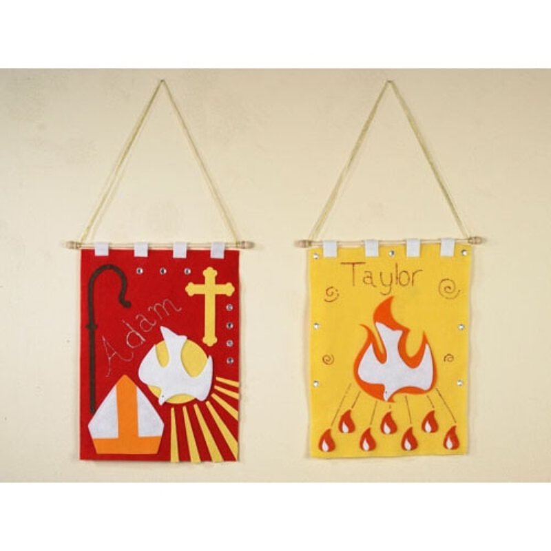 Confirmation Banner Kit for ages 6 and Up, Confirmation Catholic