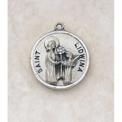 Saint Cecilia Medal - In Sterling Silver, Patron Saints: Catholic Gifts ...