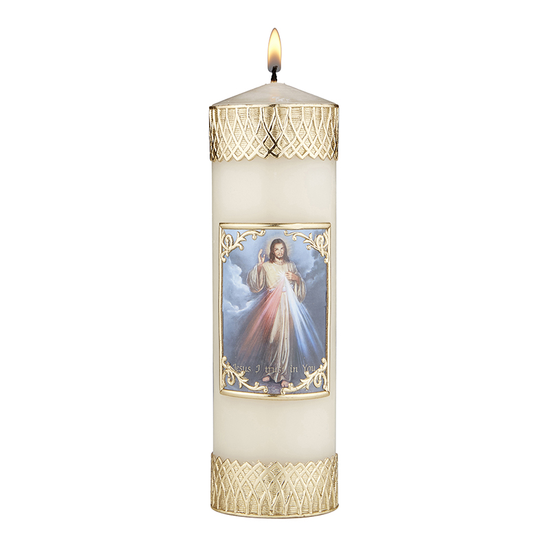 The Divine Mercy Catholic Devotional Candle Incense / Votive Lights