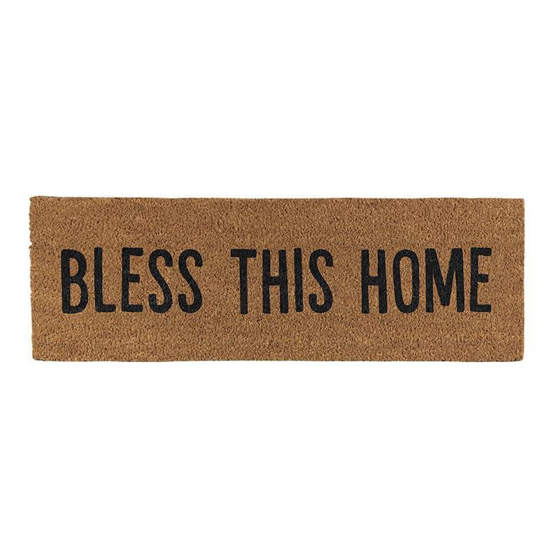 Bless This Home Door Mat, Garden / Outdoor Catholic Gifts & More
