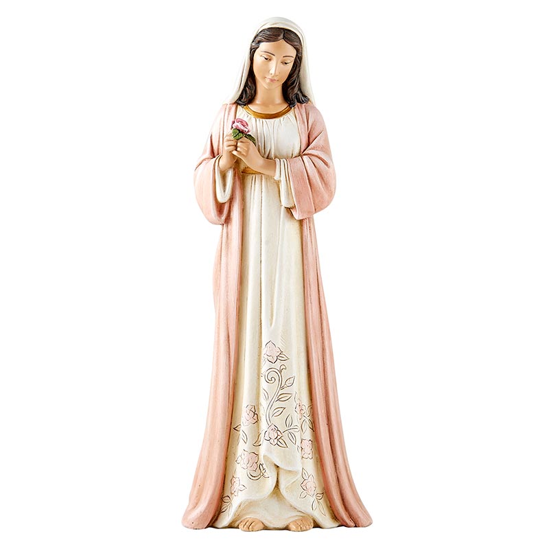 Madonna of the Roses Figurine, Catholic Statuary / Figurines Catholic