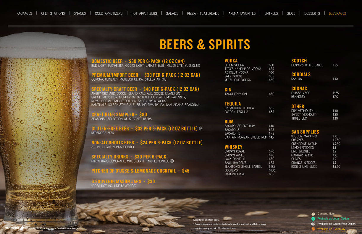 Cavaliers Premium Seating Cleveland Cavaliers