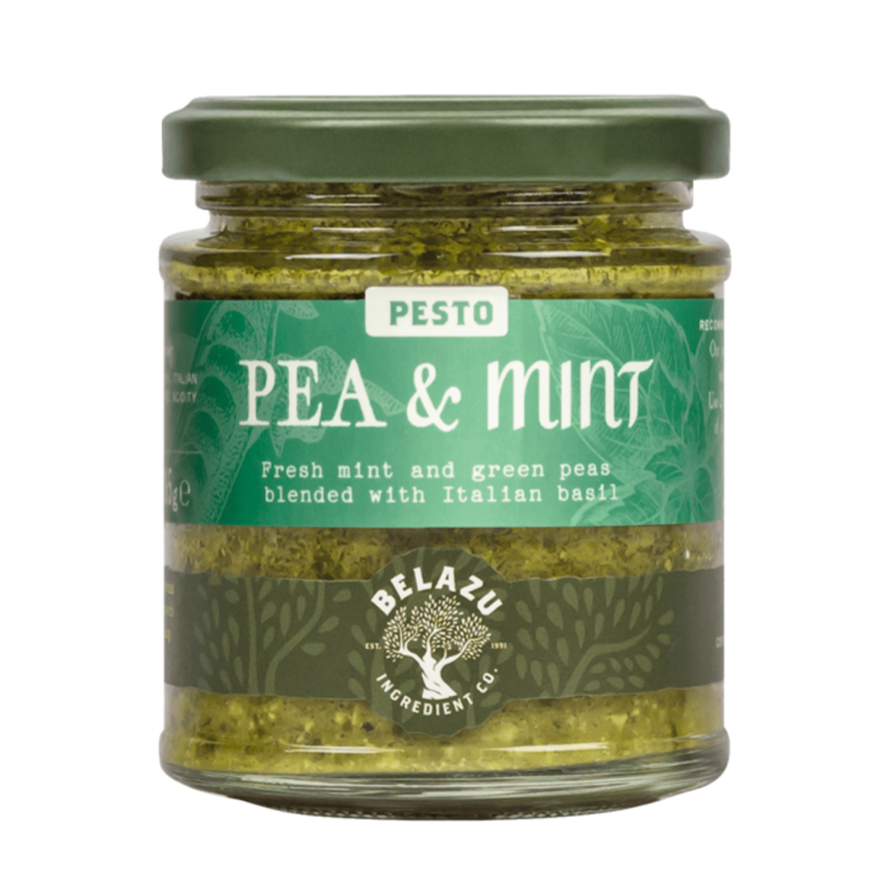 Belazu Pea & Mint Pesto 165g, Gift Type Chelsea Market Baskets
