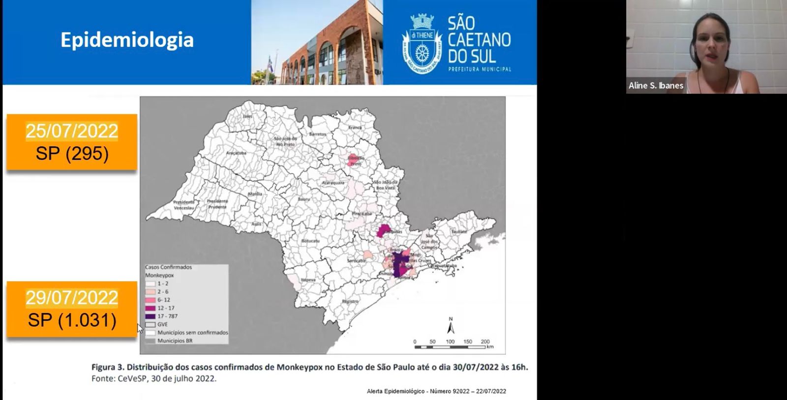 Saúde de São Caetano capacita equipe de Atenção Básica e Hospitalar sobre a monkeypox