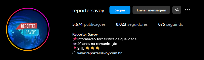 Instagram Repórter Savoy