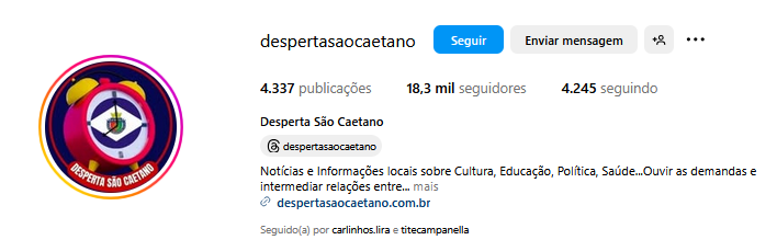 Instagram Desperta São Caetano