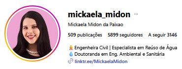 Instagram Mickaela Midon da Paixao