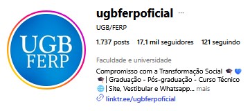 Instagram UGB/FERP