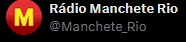 Twitter Rádio Manchete Rio