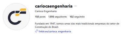 Instagram Carioca Engenharia