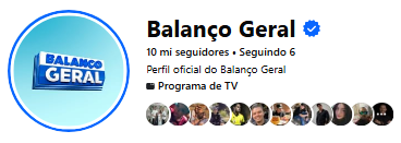 Facebook Balanço Geral