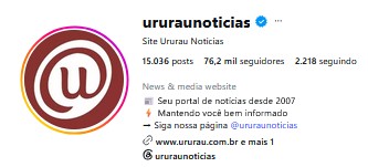 Instagram Ururau Notícias