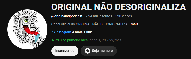 Youtube Original não desoriginaliza