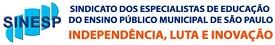 Site Sinesp - Sindicato dos Especialistas de Educação do Ensino Público Municipal de São Paulo
