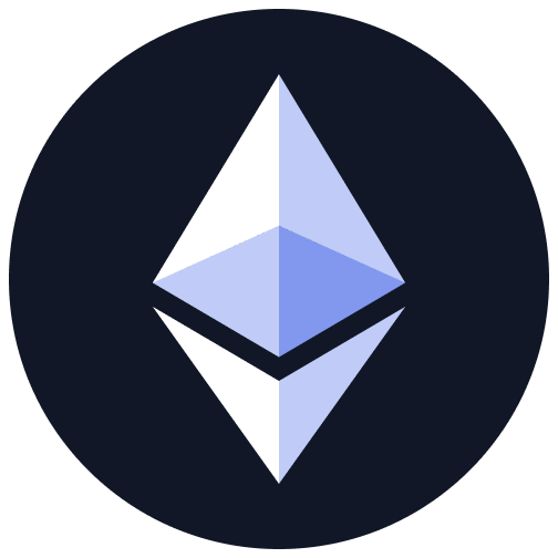 ETH cryptocurrency logo