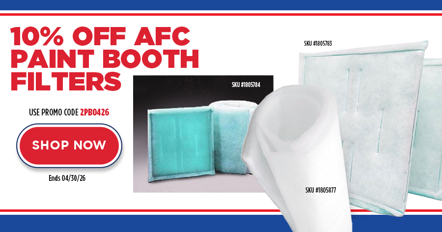 10% Off AFC Paint Booth Filters