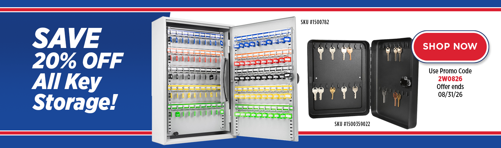 20% OFF All Key Storage!