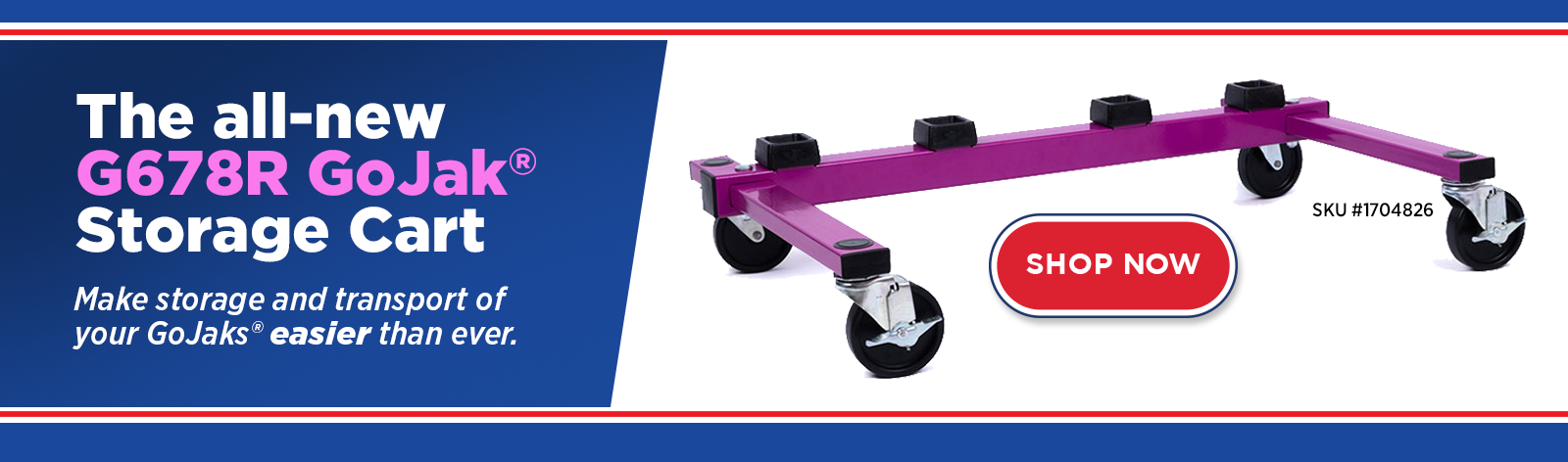 The All New GoJak Storage Cart Gen 3 - G678R