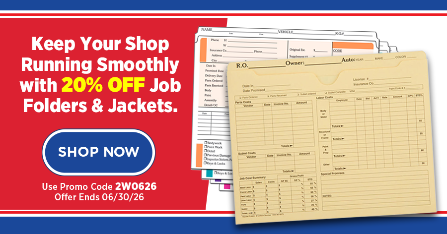 20% Off Job Folders and Jackets