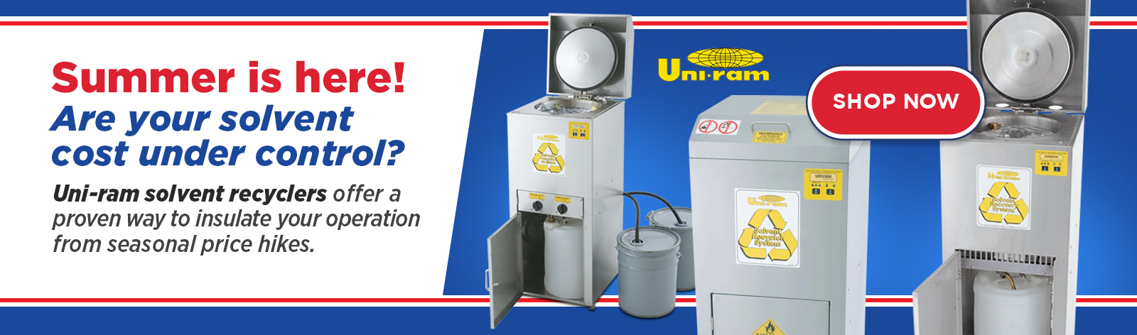 Uni-Ram Solvent Recyclers
