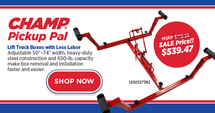 Sale on Champ Pickup Pal!