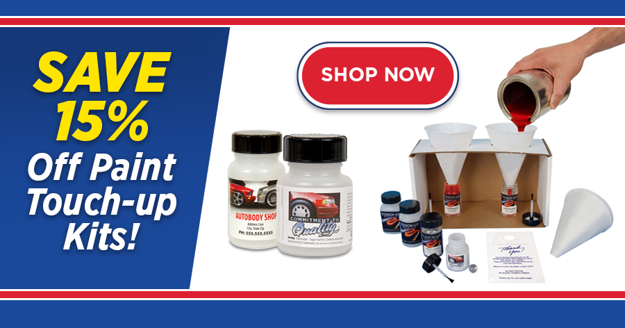 15% OFF ALL Paint Touch-Up Kits!