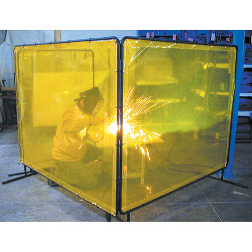 Automotive Welding Screens by Goff's Curtain Walls 5x6