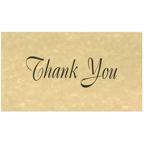 Auto Repair Thank You Cards Tan Parchment